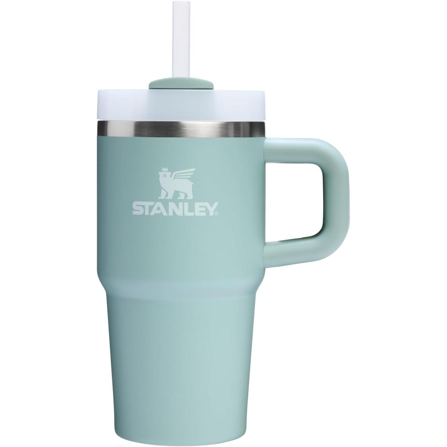 Quencher H2.0 Tumbler with Handle and Straw 20 Oz | Flowstate 3-Position Lid | Cup Holder Compatible for Travel | Insulated Stainless Steel Cup | Bpa-Free | Frost